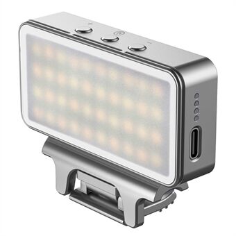 VIJIM CL08 Clip-on LED-videovalo Tietokoneen videoneuvotteluvalaistus 3 tilaa 3000K-7000K PC-kannettavan suoratoistoon