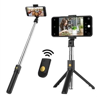 SELFIESHOW K07 Langaton Bluetooth Selfie Stick kokoontaitettava minijalusta Laajennettava monopod kaukosäätimellä iOS Androidille