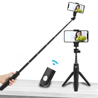 SELFIESHOW K20 Langaton Bluetooth Selfie Stick -puhelimen pidike suljin kauko-ohjain, jatkettava jalusta