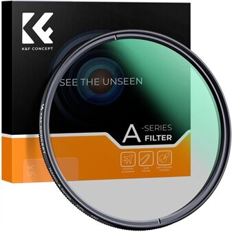 K&F CONCEPT KF01.1161 82 mm pyöreä CPL-suodatin Erittäin ohut monikerroksinen pinnoitekameran linssitarvikkeet häikäisyn vähentämiseen / kontrastin parantamiseen / heijastuksen vähentämiseen