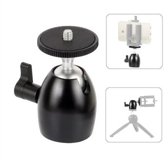 Q39 DSLR-kamera 360 astetta kääntyvä Head , 1/4" ruuvattava yksijalkainen Stand -asennussovitin