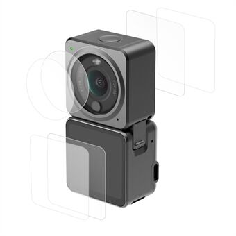 [Power Version] 2 sarja EWB9033_2 kameran linssin suojakalvo HD karkaistu lasi näytönsuoja DJI Action 2 -urheilukameralle