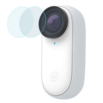 EWB8573_2 Läpinäkyvä karkaistu lasi kameran linssin näytönsuoja Insta360 GO 2:lle