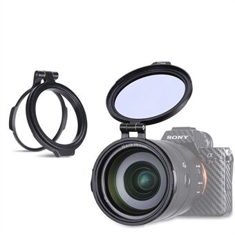 Ring 49 mm ND-suodatinrengas Quick objektiivin kiinnityssovitin Flip Bracket DSLR-kameran lisävaruste