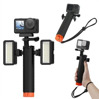 FLW006 Kylmäkenkäliitäntä kelluva kädensija sukelluskelkkana GoPro / DJI Action / Insta360 Sport -kameralle