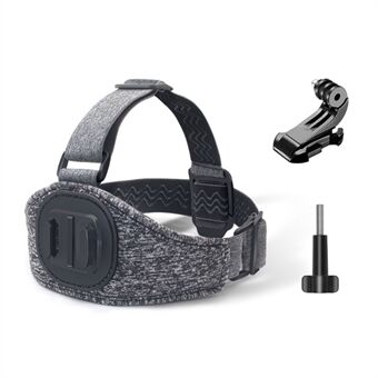 JUNNX JX-PJ-03 Pääpanta Kiinnike GoPro Hero 9 10 11 Ulkoilu Urheilukamera Päänauhatarvikkeet Magneettisella Adapterisarjalla