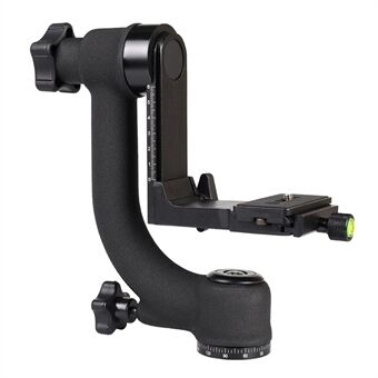 QINGZHUANGSHIDAI Q35 360 Degree Panoramic Gimbal Tripod Connector for DSLR Camera Telephoto Lens