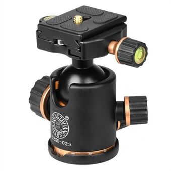 QZSD Q02S Alumiiniseos Gimbal SLR Kamera 36mm Kuulapääkiinnike Adapteri