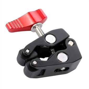 J026 Nivelvarsi Crab Claw Super Clamp Clip -pidike Flash jalustalle