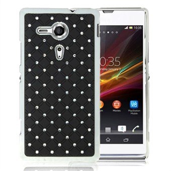 Bling Bling M Chrome Sides Xperia SP (musta)