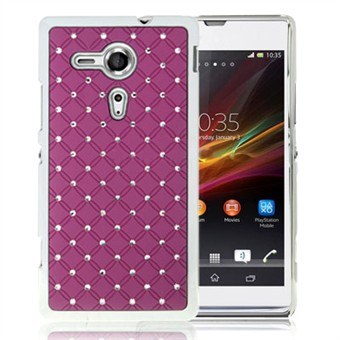 Bling Bling M Chrome Sides Xperia SP (violetti)